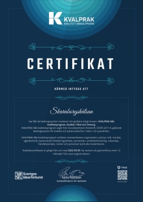 Kvalitetscertifikat