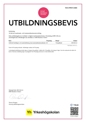 Utbildningsbevis