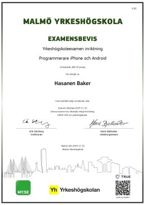 Examensbevis