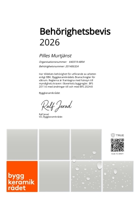 Beh&ouml;righetsbevis