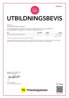 Utbildningsbevis