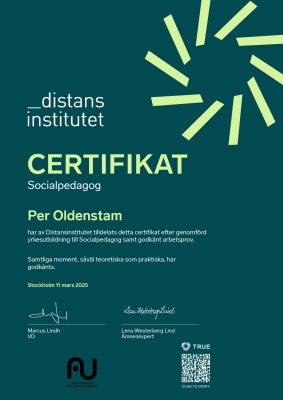 Certifikat Green