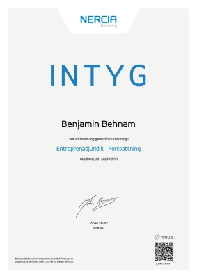 Nercia Intyg NY