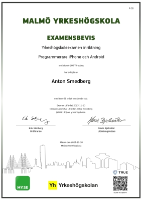 Examensbevis