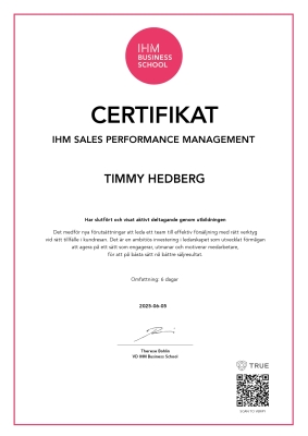 Certifikat LU/FU - Business School