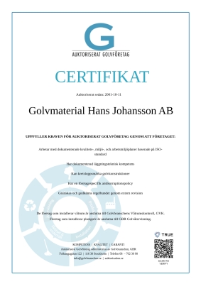 Certifikat AG