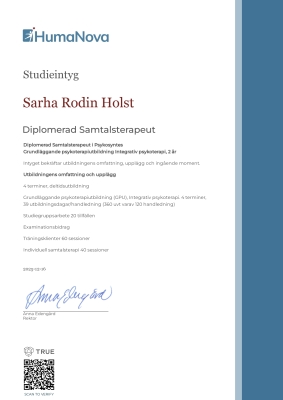 Studieintyg