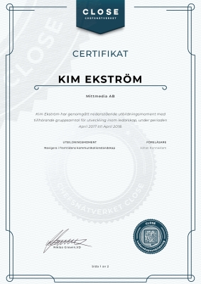 Close - 2017-04-01/2018-04-01