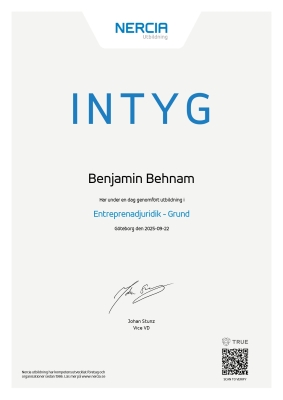 Nercia Intyg NY