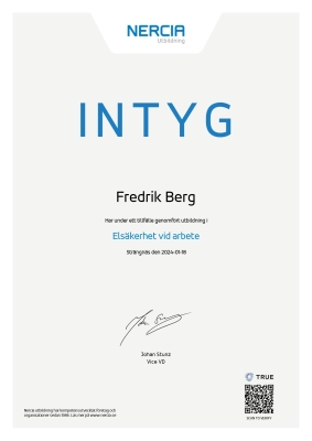Nercia Intyg NY