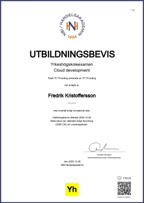 Utbildningsbevis