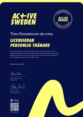 Licensierad Personlig Tränare - NY