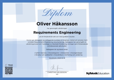 NyTeknik Diplom
