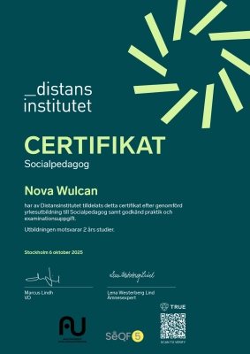 Certifikat Green