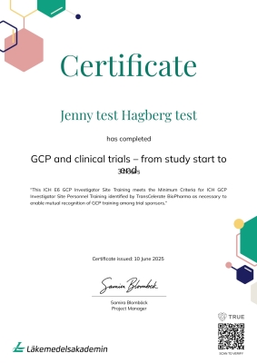 Intyg engelska - LMA