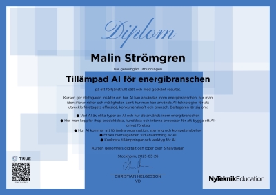NyTeknik Diplom