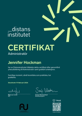 Certifikat Green