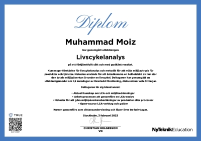 NyTeknik Diplom