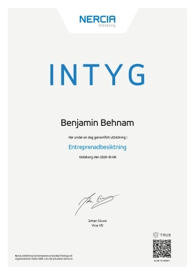 Nercia Intyg NY