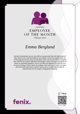 Employee Of The Month