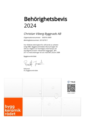 Beh&ouml;righetsbevis