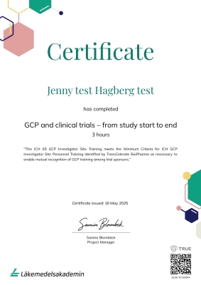 Intyg engelska - LMA