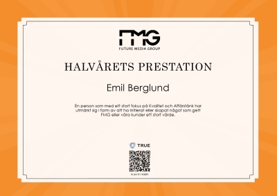 Halv&aring;rets prestation